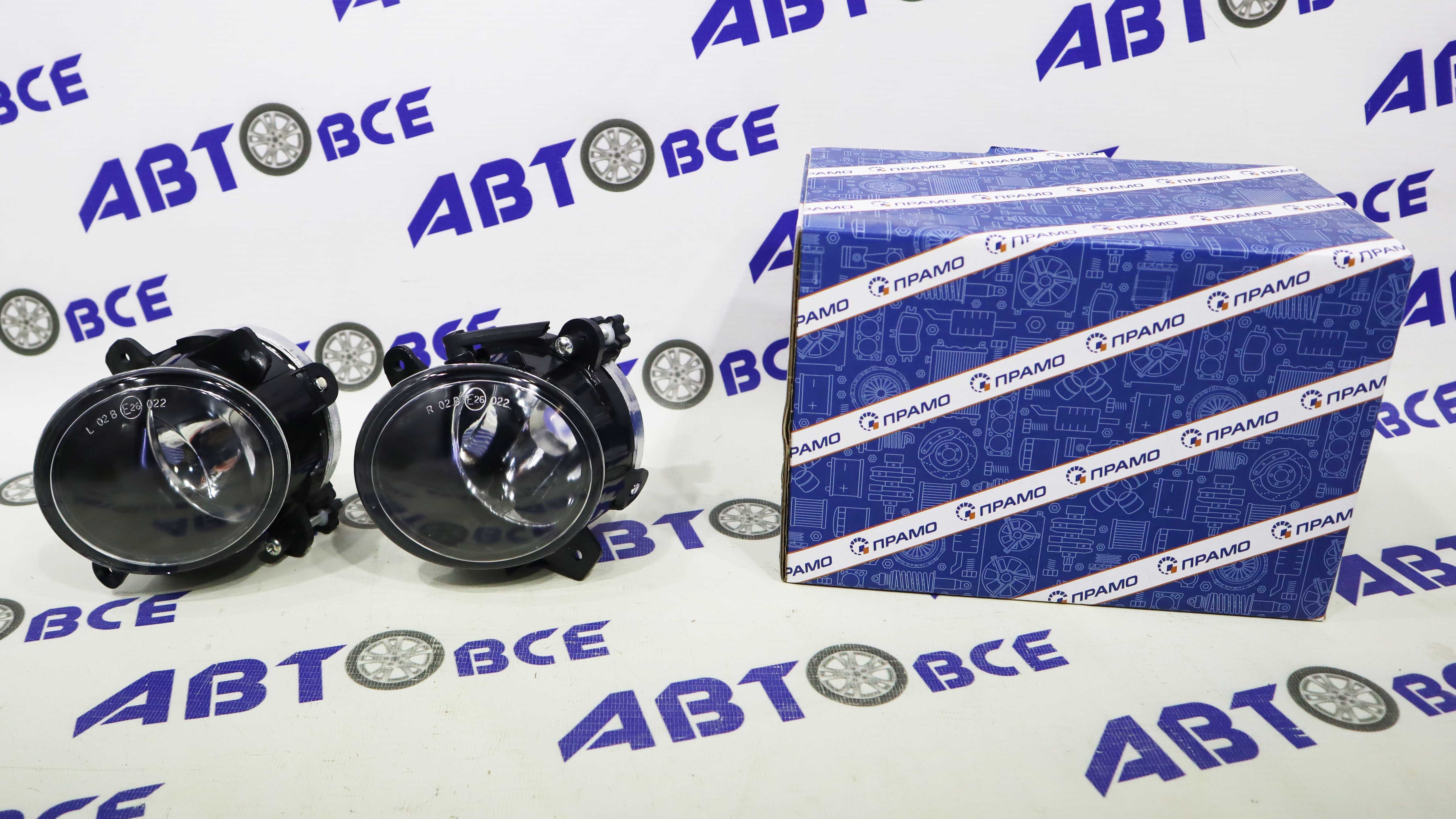 Туманка - (фара противотуманная) ВАЗ-2192-2194 (комплект 2 шт) (левая-правая) ПРАМО